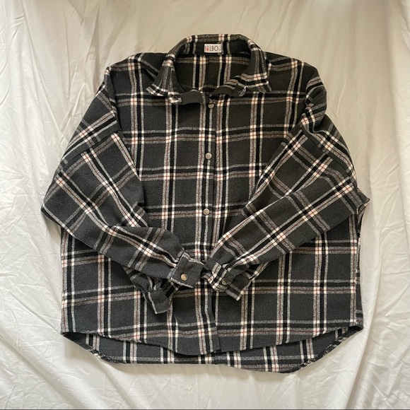 Plaid sweater oversized - Picture 2 of 4